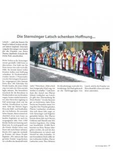 Die Sternsinger Latsch schenken Hoffnung...