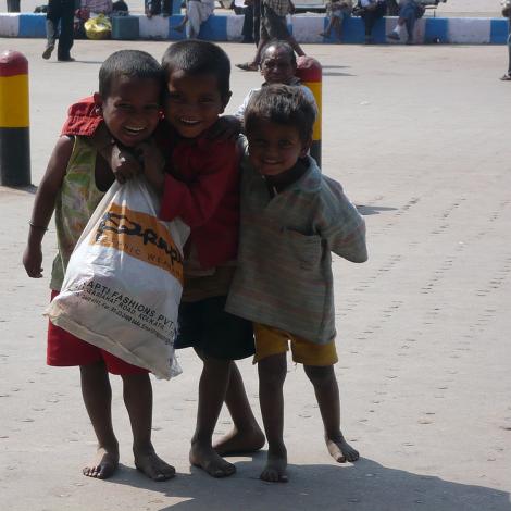 I bambini di strada di Calcutta