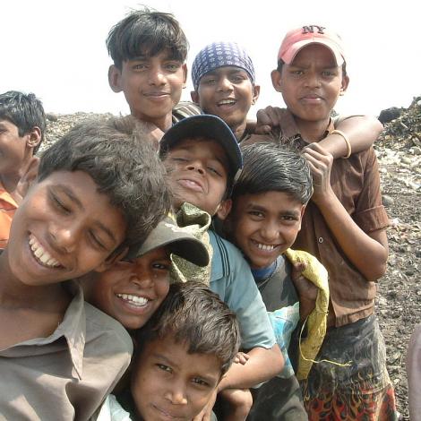 I bambini di strada di Calcutta